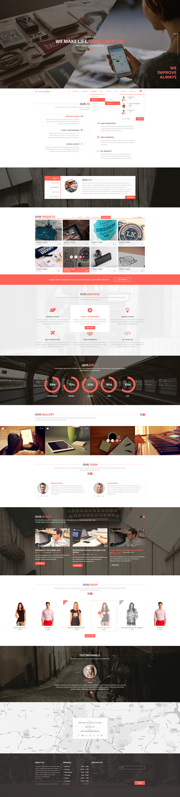 Business.Leader—Business PSD Theme in UI Kits and Libraries - product preview 4
