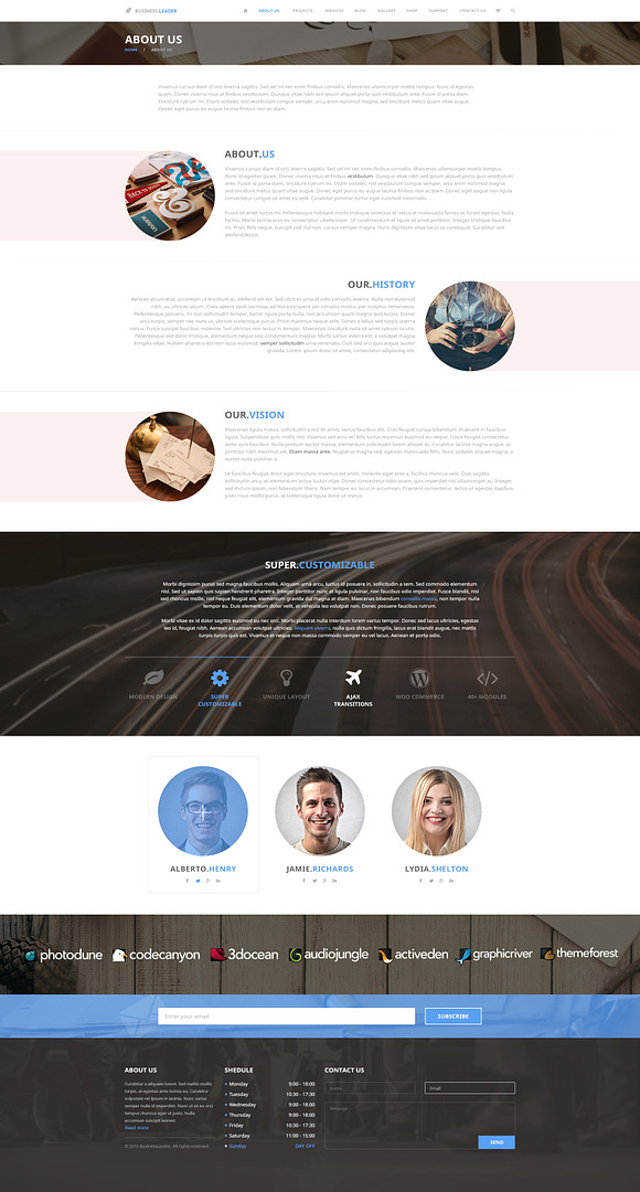 Business.Leader—Business PSD Theme in UI Kits and Libraries - product preview 6
