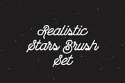 Realistic Stars Brush Set