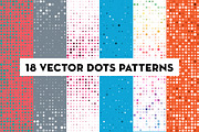 Vector Dots Pattern Backgrounds