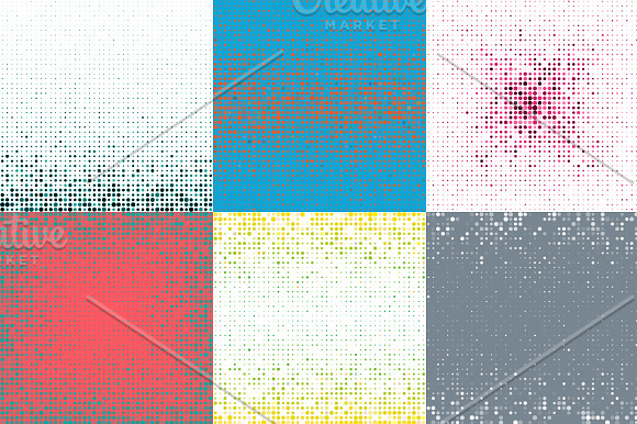 Vector Dots Pattern Backgrounds in Patterns - product preview 1