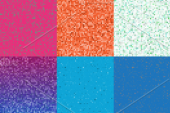 Vector Dots Pattern Backgrounds in Patterns - product preview 2