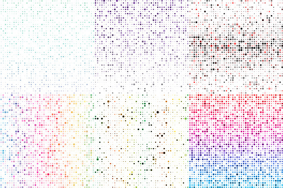 Vector Dots Pattern Backgrounds in Patterns - product preview 3