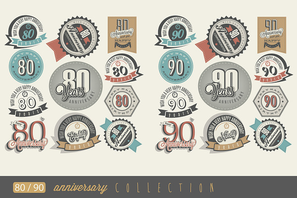80th and 90 anniversary collection