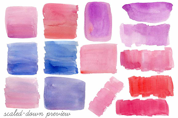 Sunset Washes Watercolor Collection in Objects - product preview 1