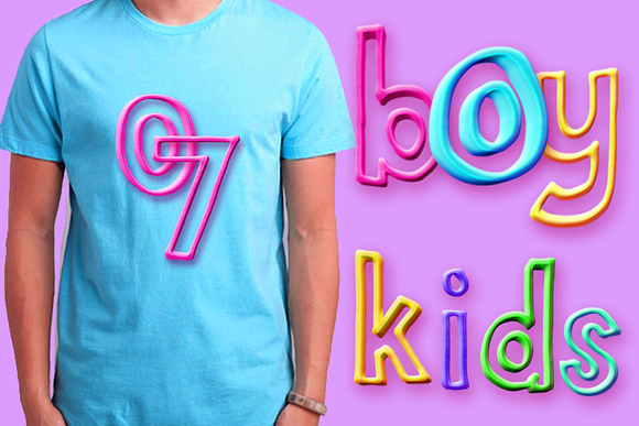 Bubble gum Alphabet in Objects - product preview 3