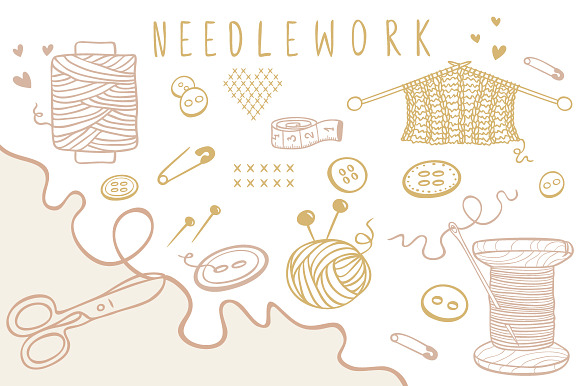 Needlework in Illustrations - product preview 2