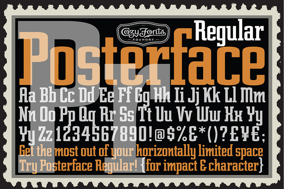 Posterface Regular in Fonts - product preview 8