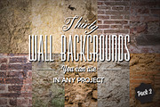 30 Wall Backgrounds - Pack#2