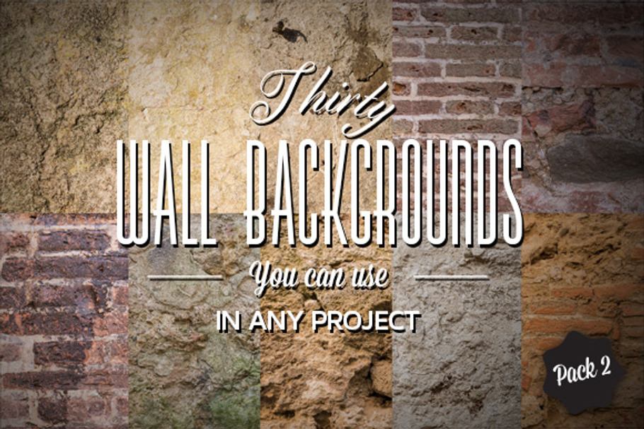 30 Wall Backgrounds - Pack#2 in Textures - product preview 8