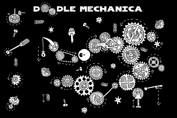 Doodle mechanica in Illustrations - product preview 2