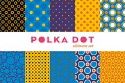 Polka Dot Colorful Set - 10 Seamless