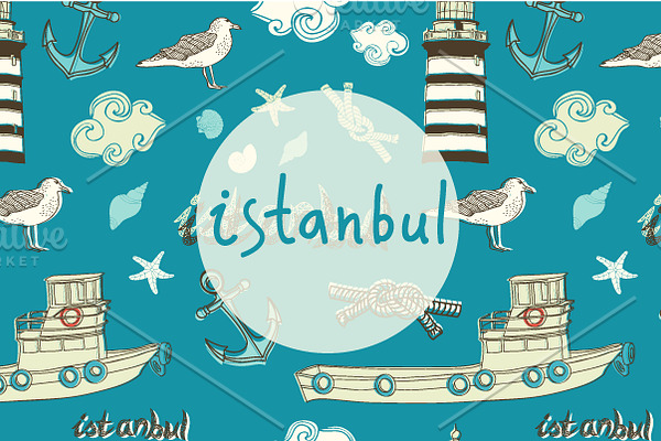 Istanbul sea patterns.