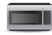 Modern, microwave, oven 