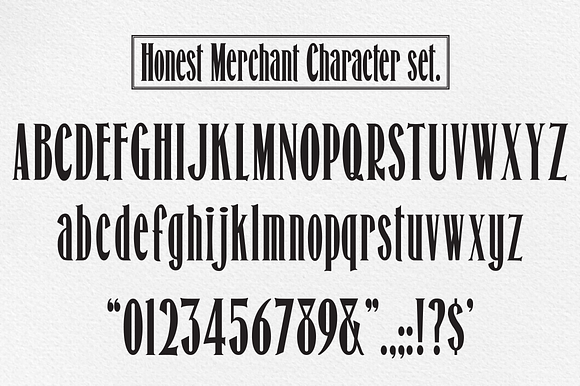 Honest Merchant Font in Fonts - product preview 3
