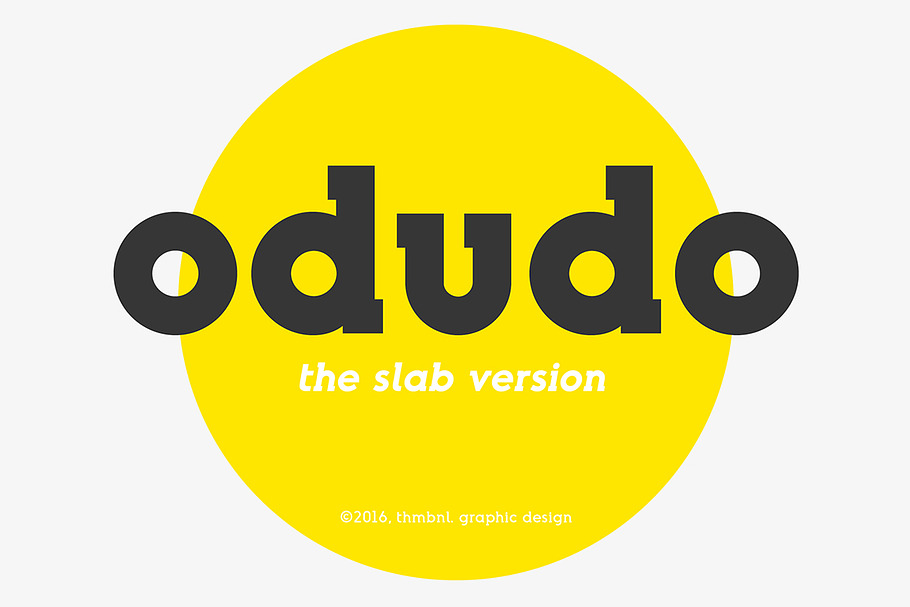 Odudo Slab - Typeface in Slab Serif Fonts - product preview 8