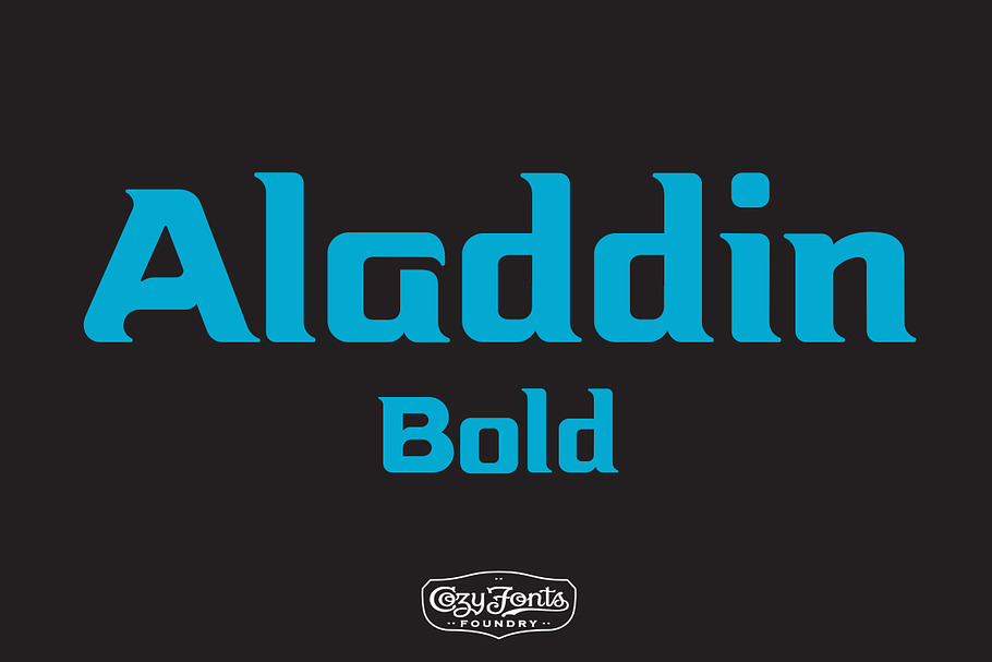 Aladdin Bold in Fonts - product preview 8
