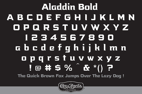 Aladdin Bold in Fonts - product preview 1