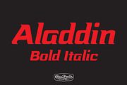 Aladdin Bold Italic