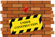 Under, construction, sign