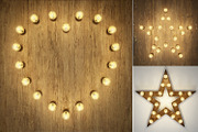 Light decor: heart & star