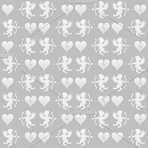 Valentine's Day Seamless Textures in Illustrations - product preview 2