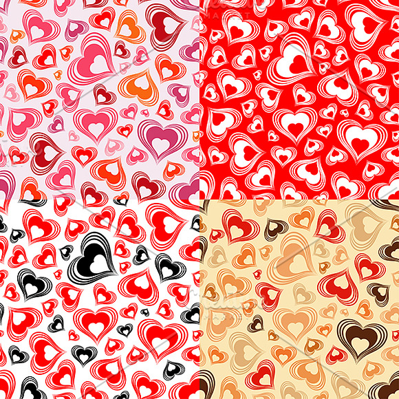 Valentine's Day Seamless Textures in Illustrations - product preview 6