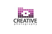 Pixelized Photography Logo Template