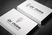 Colorful Ice-cream Logo Template