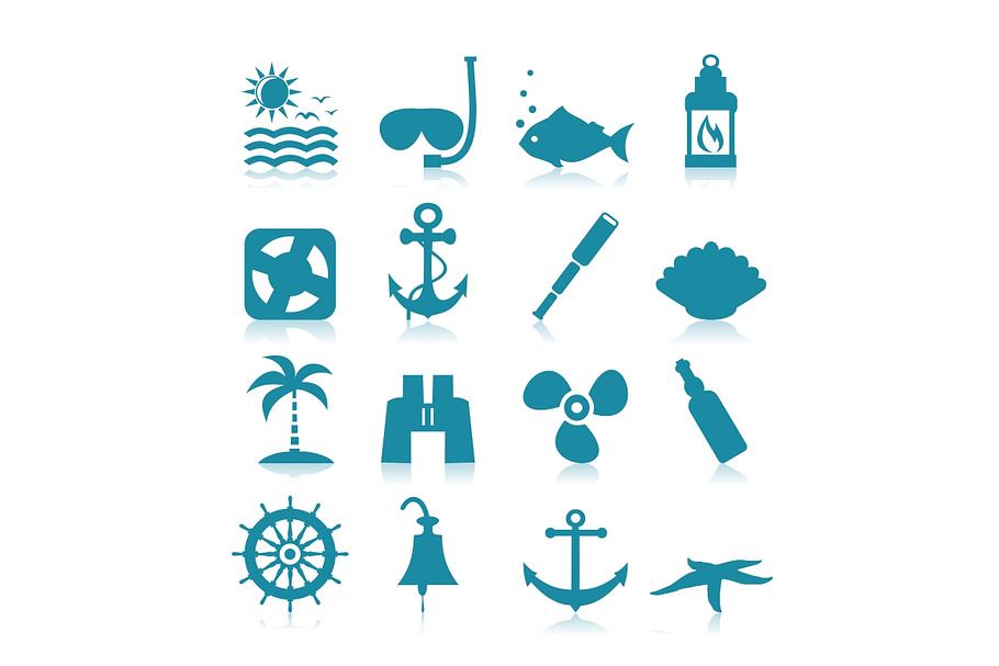 Sea icon in Graphics - product preview 8