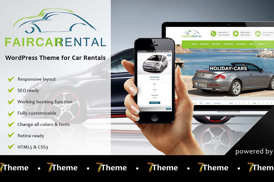 Faircar - WordPress Car Rental Theme in WordPress Business Themes - product preview 8