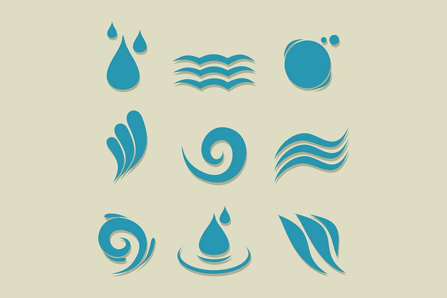 Water an icon in Graphics - product preview 8
