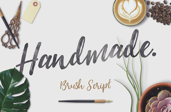 Yorkshire - Brush Script in Scrapbooking Fonts - product preview 1