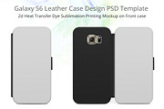 Galaxy S6 Leather Flip Case Mock-up