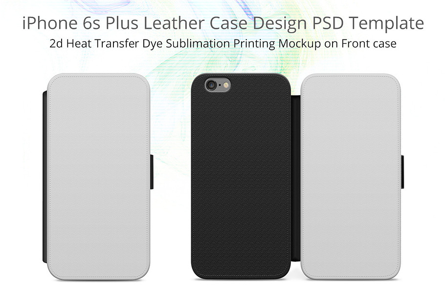 iPhone 6-6s+ Leather Flip Case Mocup in Product Mockups - product preview 8