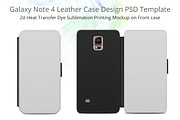 Galaxy Note 4 Leather Flip Case Mock