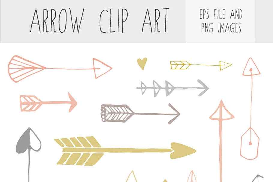 Handdrawn Arrow Clip Art