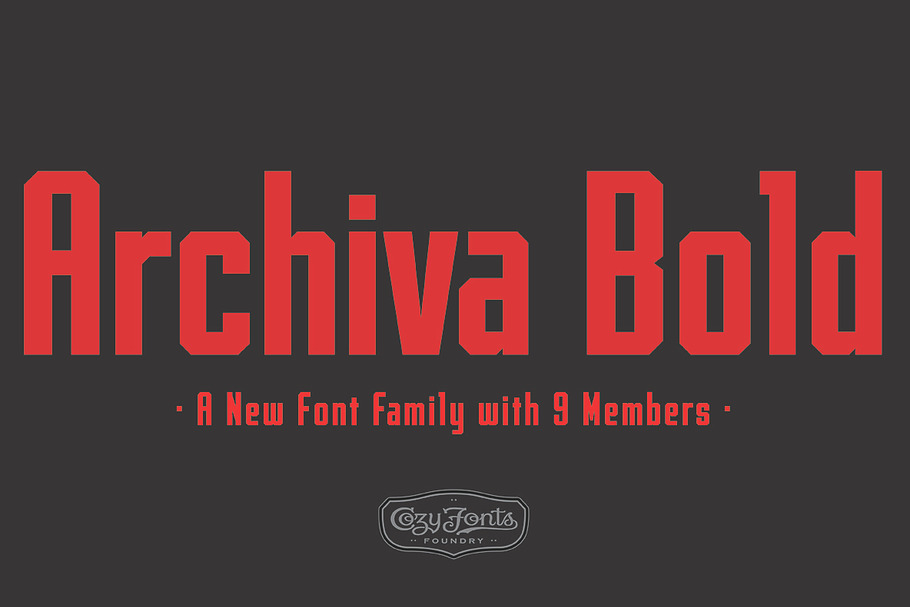 Archiva Bold in Sans-Serif Fonts - product preview 8