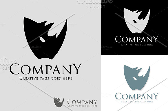 Rhino Company Logo Template in Logo Templates - product preview 1