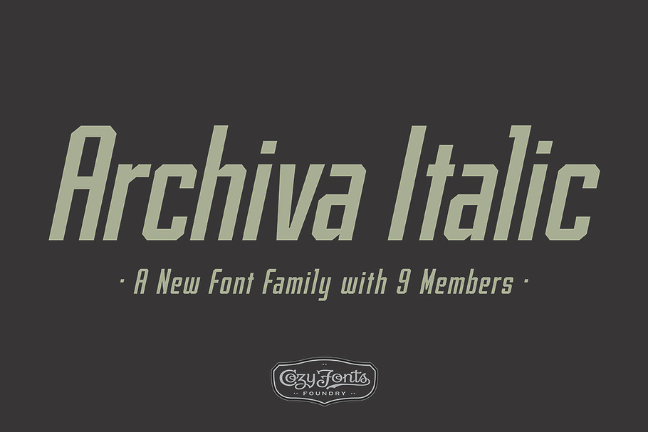 Archiva Italic in Sans-Serif Fonts - product preview 8