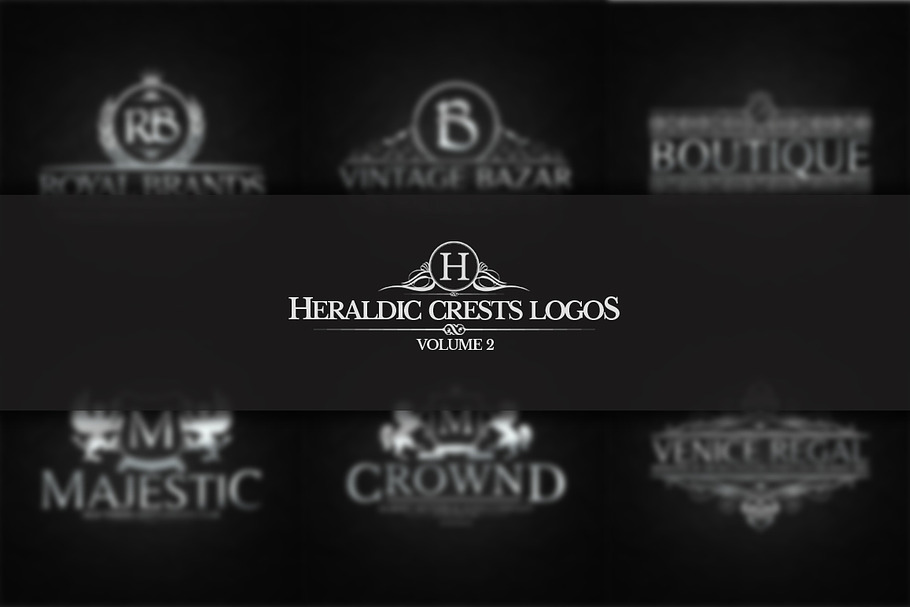 Heraldic Crest Logos Vol.2 in Logo Templates - product preview 8
