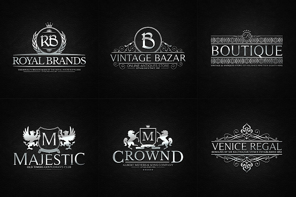 Heraldic Crest Logos Vol.2 in Logo Templates - product preview 1