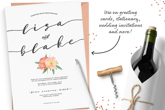 Blush Typeface in Script Fonts - product preview 1