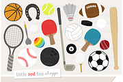 Sports Gear Clipart Graphics