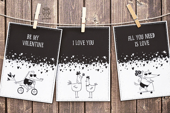 Greeting Cards • Vector Set in Illustrations - product preview 2