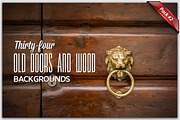 34 Doors and Wood Backgrounds Pack2