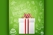 Happy birthday, gift box