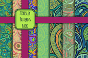 7 Paisley Patterns Pack
