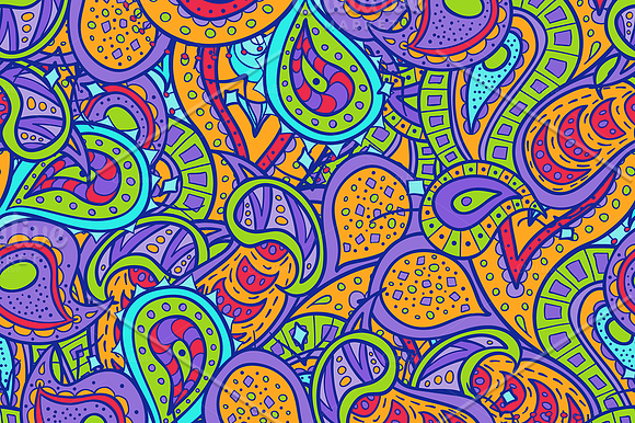 7 Paisley Patterns Pack in Patterns - product preview 3
