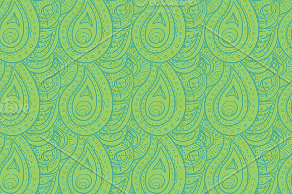 7 Paisley Patterns Pack in Patterns - product preview 4